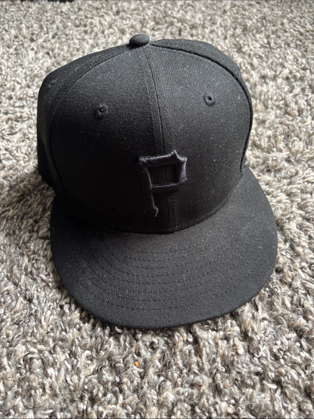 New Era Black Pittsburgh Pirates Flat-Brim Cap